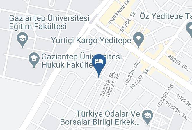 Sahinbey - Merdo Konaklama Maps