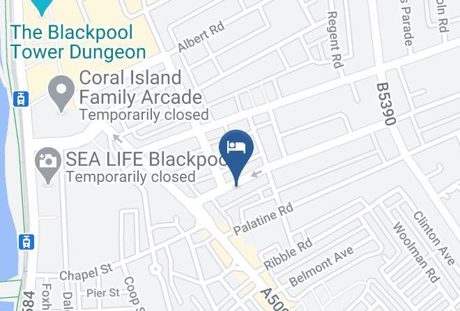 Blackpool - Mere Hotel Blackpool Maps