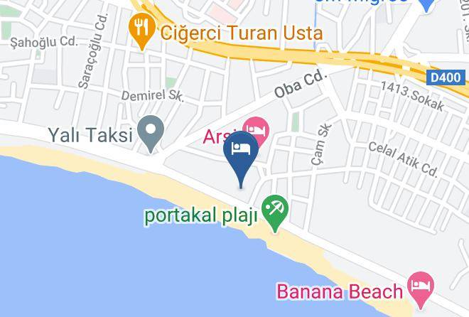 Alanya - Merhaba Hotel Maps