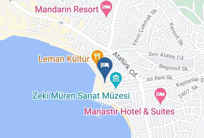 Bodrum - Merhaba Pansiyon Bodrum Maps