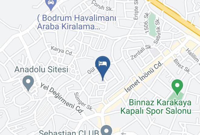 Bodrum - Merhaba Pansiyon Otel Bodrum Maps