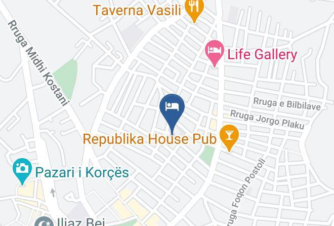 Korce - Meri Boutique Hotel Maps