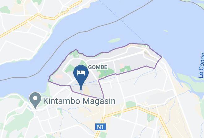 Kinshasa Urban - Meriba Hotel Maps