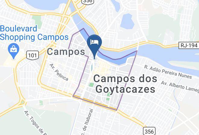 Campos - Mericional Hotel Maps