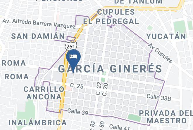 Merida - Merida Garden Hotel Maps