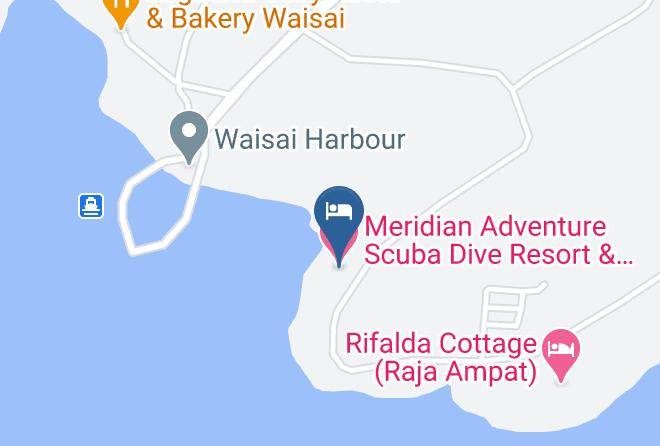 Raja Ampat Regency - Meridian Adventure Scuba Dive Resort & Marina Maps