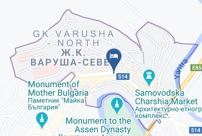 Veliko Tarnovo - Meridian Hotel Bolyarski Maps