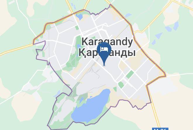 Karaganda - Meridian Hotel Maps