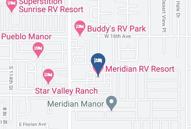Pinal - Meridian Rv Resort Maps