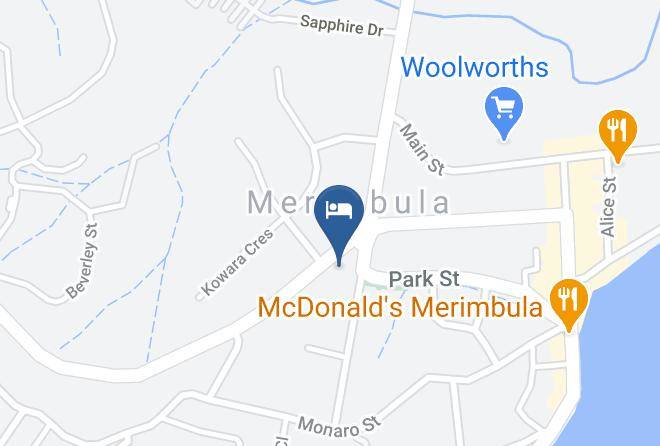 Bega Valley - Merimbula Gardens Motel Maps