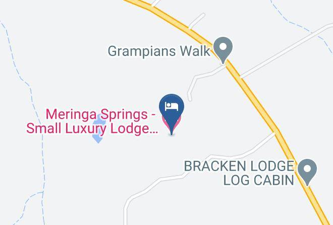 Horsham - Meringa Springs Small Luxury Lodge Restaurant And Bar Maps