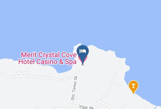 Alsancak - Merit Crystal Cove Hotel Casino & Spa Maps