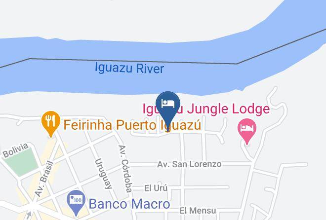 Puerto Esperanza - Merit Hotel Iguazu Maps