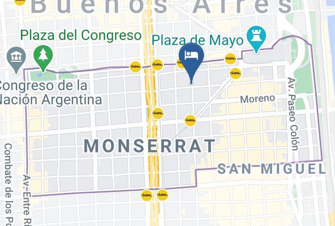 Autonomous City Of Buenos Aires - Merit San Telmo Hotel Maps