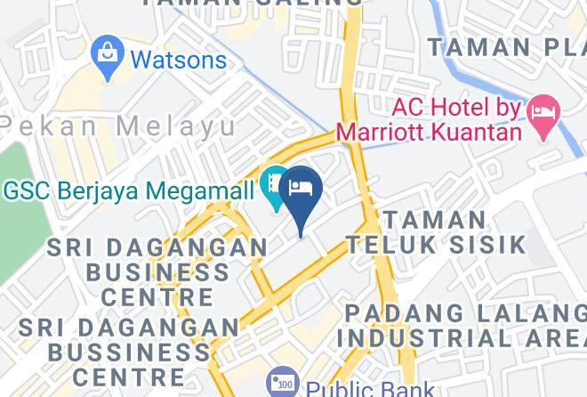 Meriton Inn Hotel Map