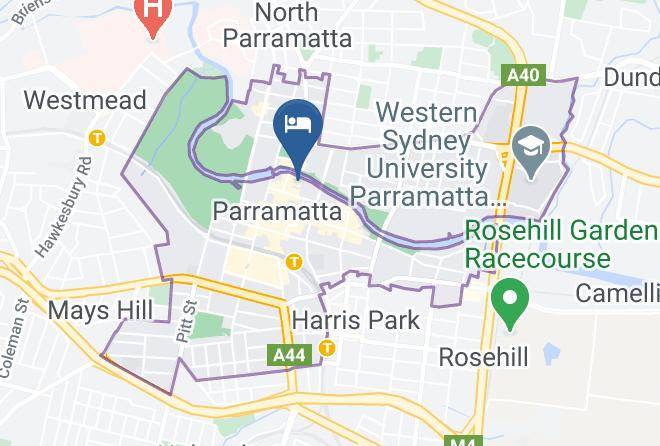 Parramatta - Meriton Suites Church Street Parramatta Maps