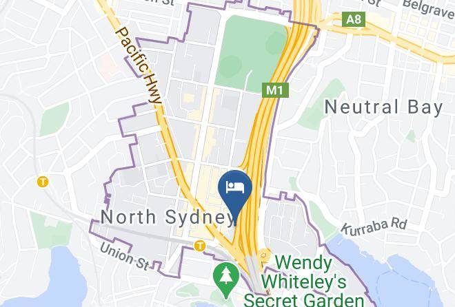 North Sydney - Meriton Suites North Sydney Maps
