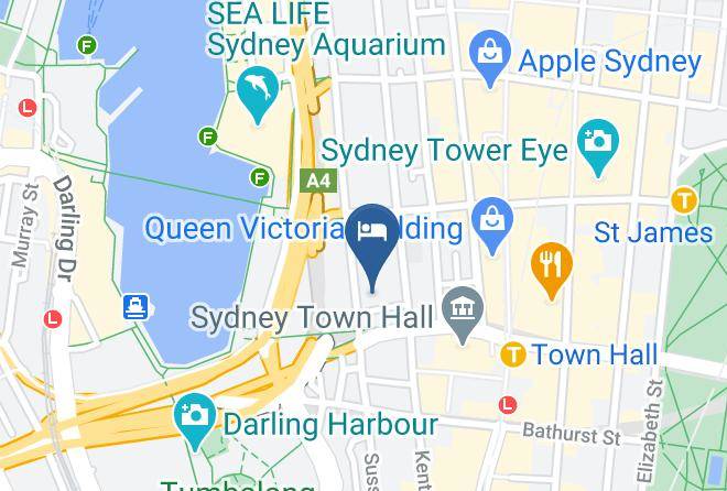 Sydney - Meriton Suites Sussex Street Sydney Maps