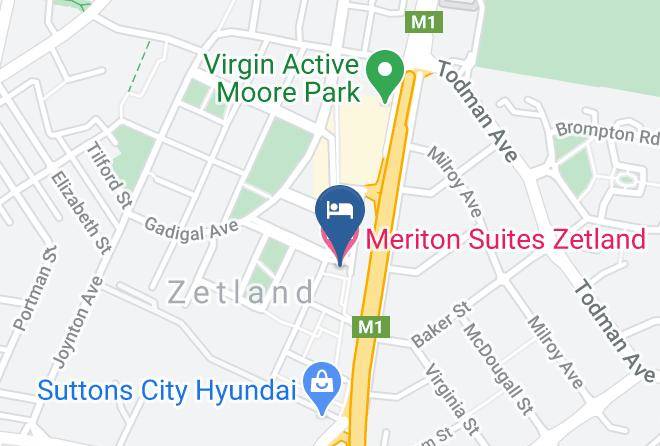 Sydney - Meriton Suites Zetland Maps
