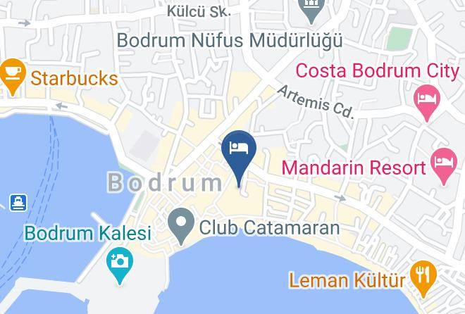 Bodrum - Merkez Kumsal Pansiyon Maps