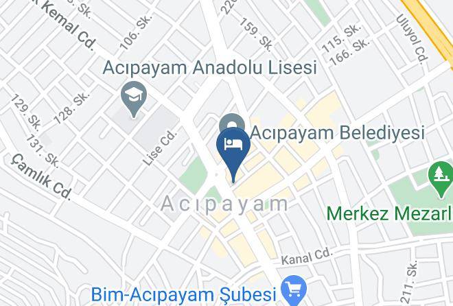 Merkez Otel Map