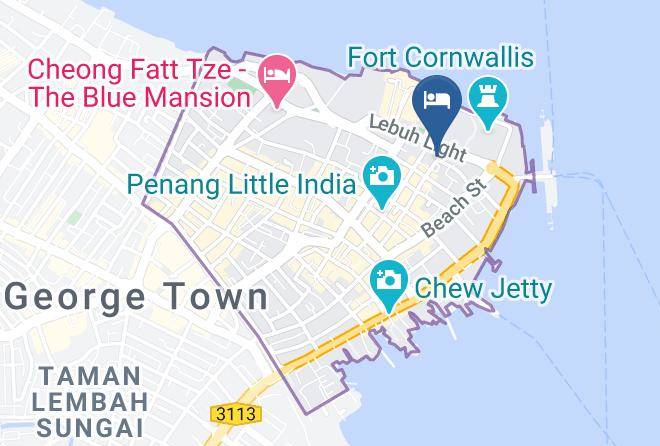 Georgetown - Merlin Hotel Maps
