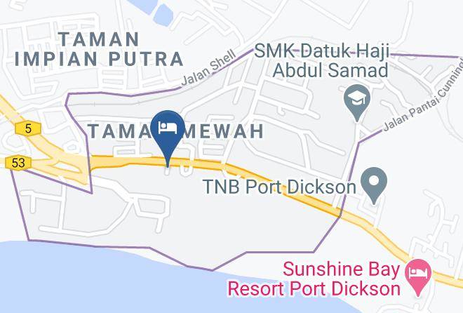 Port Dickson - Merlin Hotel Port Dickson Maps