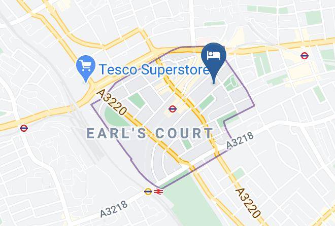London - Merlyn Court Hotel Maps