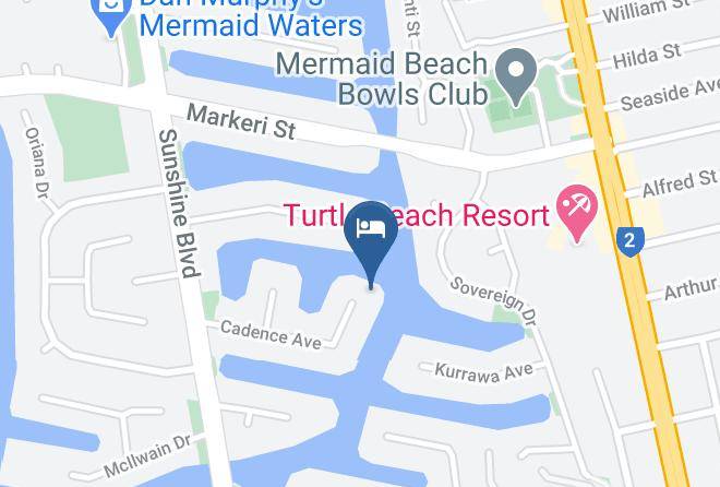 Gold Coast - Mermaid Getaway Maps