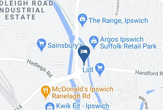 Mermaid Ipswich Map