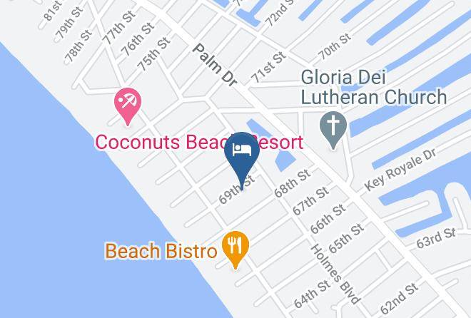 Manatee - Mermaids Crossing Beach Vacation Home Maps