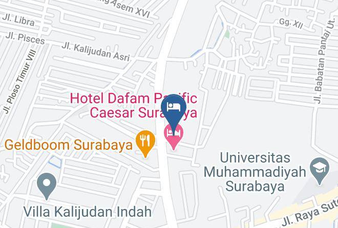 Kota Surabaya - Merr 57 Hotel Maps