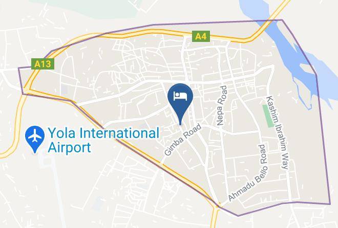 Yola - Merry Land Hotel Maps
