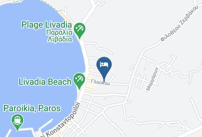 Paros - Pension Piertzovani Maps