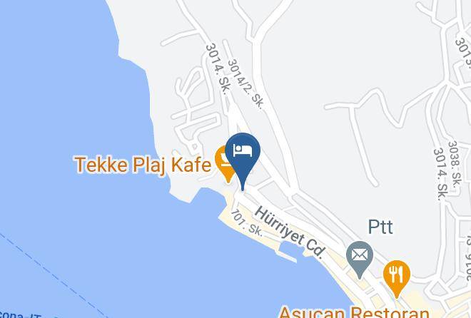 Cesme - Mert Otel Maps