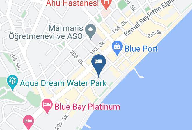 Marmaris - Mert Seaside Hotel Maps