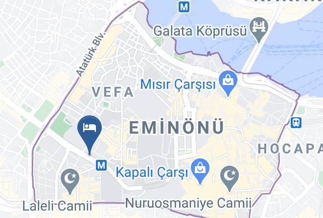 Fatih - Merve Hotel Maps