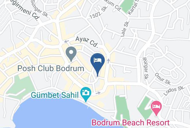 Bodrum - Mervepark Otel Maps