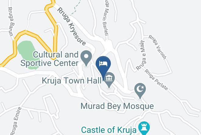 Kruje - Mervin Hotel Maps