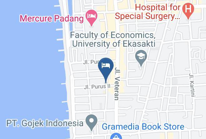 Kota Padang - Mervit Hotel Maps