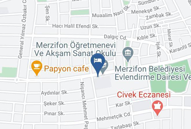 Merzifon - Merzifon Ogretmenevi Maps