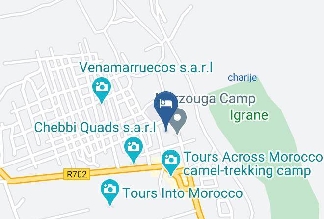 Meknes Tafilalet - Merzouga Desert Overnight Maps