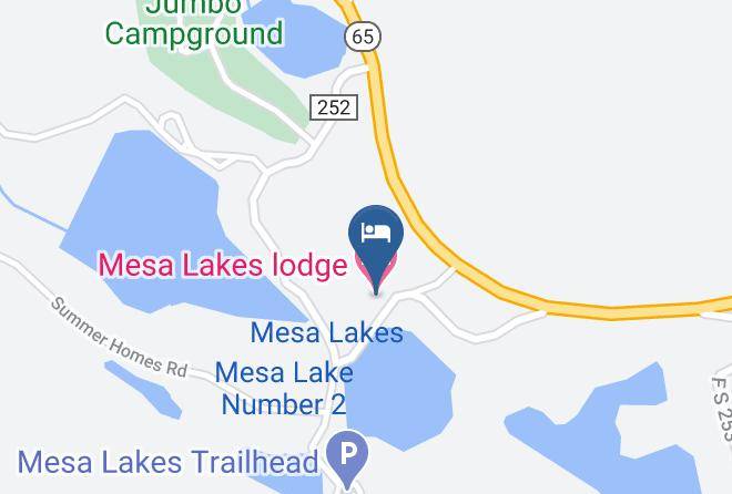 Mesa - Mesa Lakes Lodge Maps