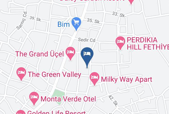 Fethiye - Mesa Suite Hotel Maps