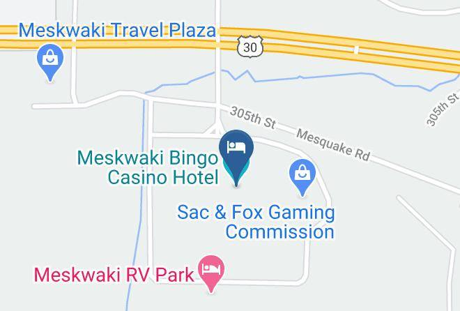 Meskwaki Bingo Casino Hotel Map