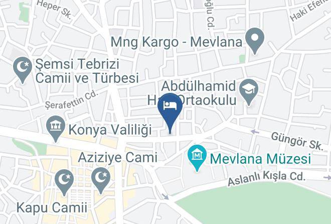 Karatay - Mesnevi Hotel Maps