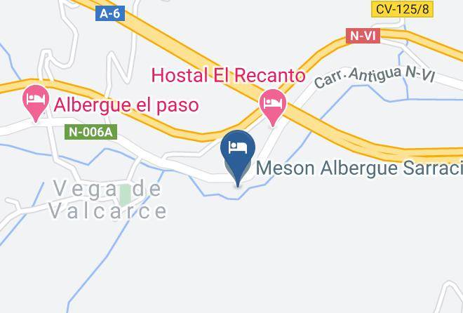 Meson Albergue Sarracin Map