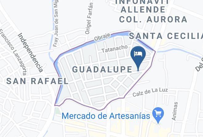 San Miguel De Allende - Meson Amelia Maps