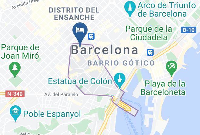 Barcelona - Meson Castilla Atiram Hotel Barcelona Maps