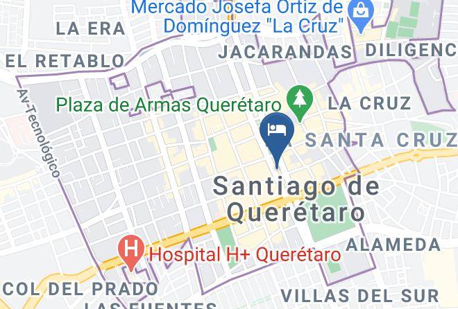 Meson Colonial Mapa
 - Queretaro - Santiago De Queretaro